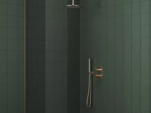 Ravak Espirit falba süllyesztett termosztátos csaptelep, kétutas, beslő egység nélkül ES 063.60RGB.O2.RB07C, rose gold
