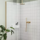 Ravak Espirit falba süllyesztett csaptelep szettel, kétutas, belső egység nélkül ES 065.60RGB.O2.RB07D.+S, rose gold