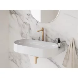  Ravak Eleganta álló mosdócsaptelep 335 mm leeresztő nélkül EL 015.60RGB, rose gold