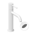 Ravak Espirit álló mosdócsaptelep BeCool 190 mm leeresztő nélkül ES 012.11WV, White Velvet