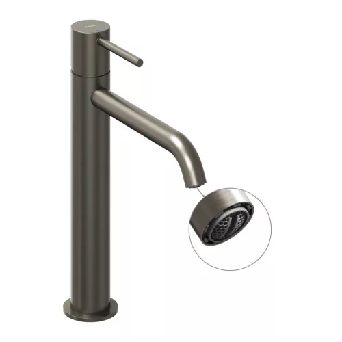 Ravak Espirit álló mosdócsaptelep BeCool 250 mm leeresztő nélkül ES 014.21GB, grafit