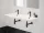 Ravak Eleganta álló mosdócsaptelep BeCool 174 mm leeresztő nélkül EL 012.21GB, grafit