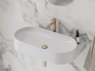 Ravak Eleganta álló mosdócsaptelep BeCool 220 mm leeresztő nélkül EL 014.61RGB, rose gold