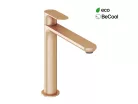 Ravak Eleganta álló mosdócsaptelep BeCool 220 mm leeresztő nélkül EL 014.61RGB, rose gold
