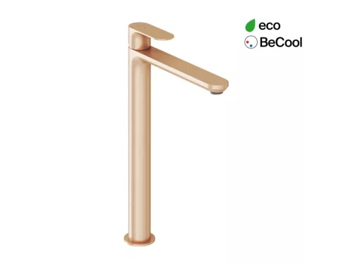 Ravak Eleganta álló mosdócsaptelep BeCool 335 mm leeresztő nélkül EL 015.61RGB, rose gold