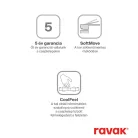 Ravak Chrome II zuhanycsaptelep szett nélkül CR II 032.00CR, króm