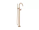 Ravak Espirit padlón álló kádcsaptelep szettel ES 080.60RGB.RB07G, rose gold