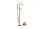 Ravak Espirit padlón álló kádcsaptelep szettel ES 080.60RGB.RB07G, rose gold