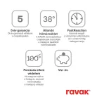 Ravak Espirit padlón álló kádcsaptelep szettel ES 080.60RGB.RB07G, rose gold