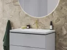 Ravak Espirit álló mosdócsaptelep 190 mm leeresztő nélkül ES 012.60GLB, gold