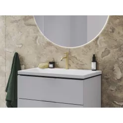   Ravak Espirit álló mosdócsaptelep 190 mm leeresztő nélkül ES 012.60GLB, gold