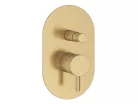 Ravak Espirit falba süllyesztet csaptelep, automatikus kétutas, belső egységgel ES 061.60GLB.O2, gold