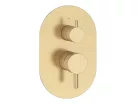 Ravak Espirit falba süllyesztett csaptelep, kétutas, belső egység nélkül ES 065.60GLB.O2.RB07E, gold