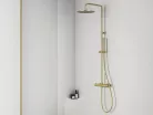 Ravak Espirit termosztátos zuhanyoszlop szettel ES 091.60GLB, gold