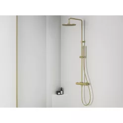   Ravak Espirit termosztátos zuhanyoszlop szettel ES 091.60GLB, gold