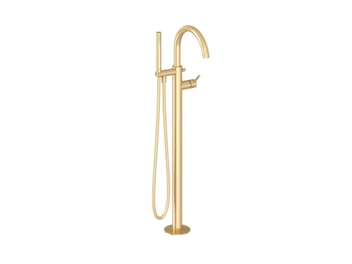 Ravak Espirit padlón álló kádcsaptelep szettel ES 080.60GLB.RB07G, gold