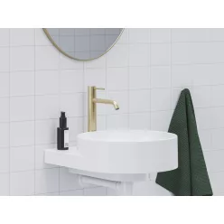  Ravak Espirit álló mosdócsaptelep 250 mm leeresztő nélkül ES 014.60GLB, gold