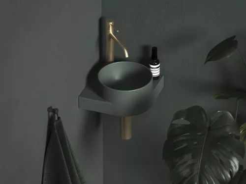 Ravak Espirit álló mosdócsaptelep 250 mm leeresztő nélkül ES 014.60GLB, gold
