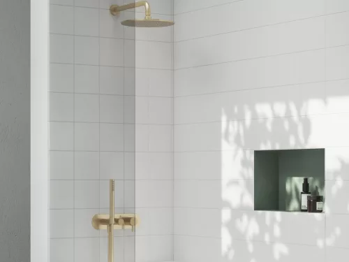 Ravak Esőztető zuhanyfej köralakú, 250 mm 980.60GLB, gold