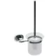 Ravak Chrome fali WC kefe matt üveg króm CR 410.00 X07P196 rajza