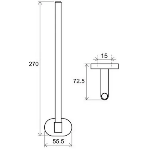 Ravak Chrome tartalék WC papír tartó CR 420.00 X07P318