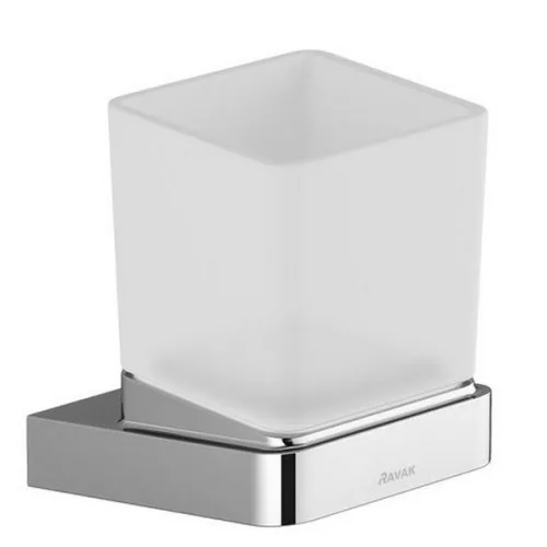 Ravak 10° pohár TD 210.00 matt üveg króm X07P321 rajza