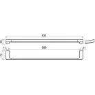 Ravak 10° törölközőtartó 63 cm TD 310.00 X07P325