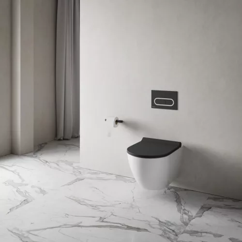 Ravak 10° WC papír tartó TD 400.20BL, fekete