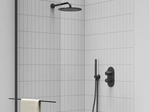 Ravak Fali csatlakozó fejzuhanyhoz 702.20BL, fekete