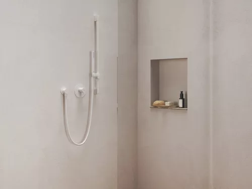 Ravak Állítható zuhanytartó rúd 70 cm 974.10WV, White Velvet