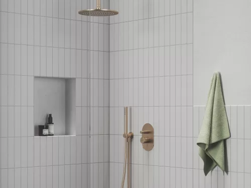 Ravak Esőztető zuhanyfej köralakú, 250 mm 980.60RGB, rose gold