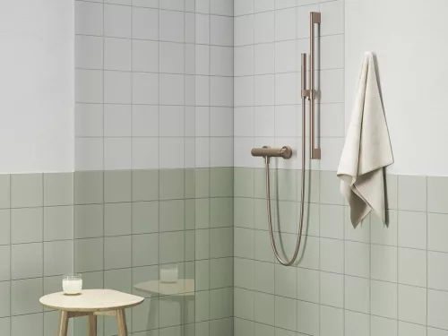 Ravak Állítható zuhanytartó rúd 70 cm 974.60RGB, rose gold