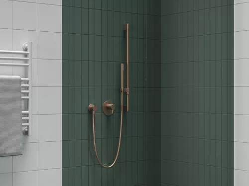 Ravak Állítható zuhanytartó rúd 70 cm 974.60RGB, rose gold