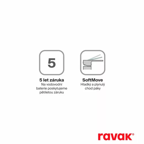 Ravak Eleganta fali zuhanycsaptelep szett nélkül, króm EL 032.00CR+S