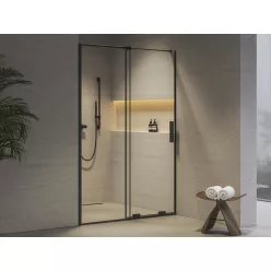 Ravak RODP2 120 zuhanyajtó fekete+transparent