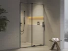 Ravak RODP2 140 zuhanyajtó fekete+transparent