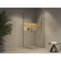 Ravak RORV2 80x80 zuhanykabin krómhatású+transparent