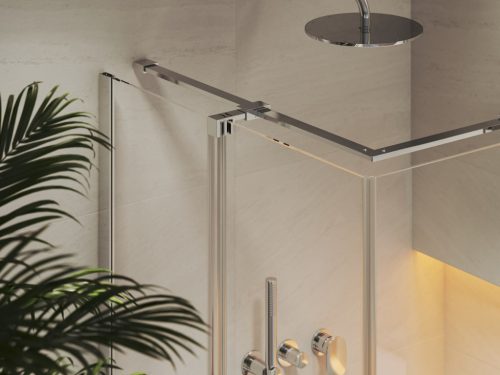 Ravak RORV2 80x80 zuhanykabin krómhatású+transparent