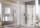 Ravak Blix Slim BLSRV2 90x90 zuhanykabin krómhatású+transparent