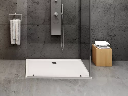 Ravak Gigant Pro Flat 100x80 zuhanytálca, fehér