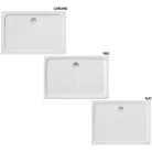 Ravak Chrome Gigant Pro 100x80 zuhanytálca, fehér