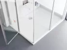 Ravak Chrome Gigant Pro 100x90 zuhanytálca, fehér