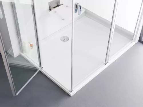 Ravak Chrome Gigant Pro 100x90 zuhanytálca, fehér