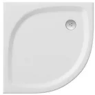 Ravak Elipso Flat zuhanytálca 80 cm fehér XA234411010 rajza