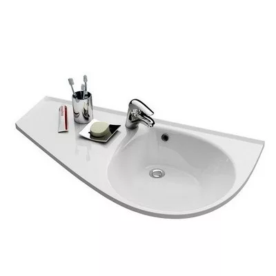 Ravak Avocado Comfort mosdó bal fehér, furattal