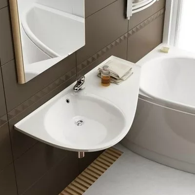 Ravak Avocado Comfort mosdó bal fehér, furattal