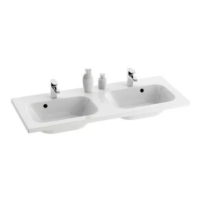 Ravak Chrome 1200 beépíthető dupla mosdó csaplyukkal (XJG01112000)