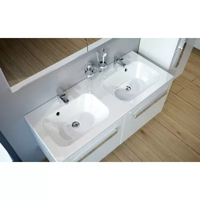 Ravak Chrome 1200 beépíthető dupla mosdó csaplyukkal (XJG01112000)