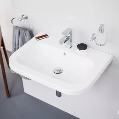 Ravak Chrome 650 beépíthető kerámia mosdó csaplyukkal (XJG01165000)