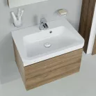 Ravak 10° beépíthető mosdó csaplyukkal 55 cm fehér (XJI01155000)